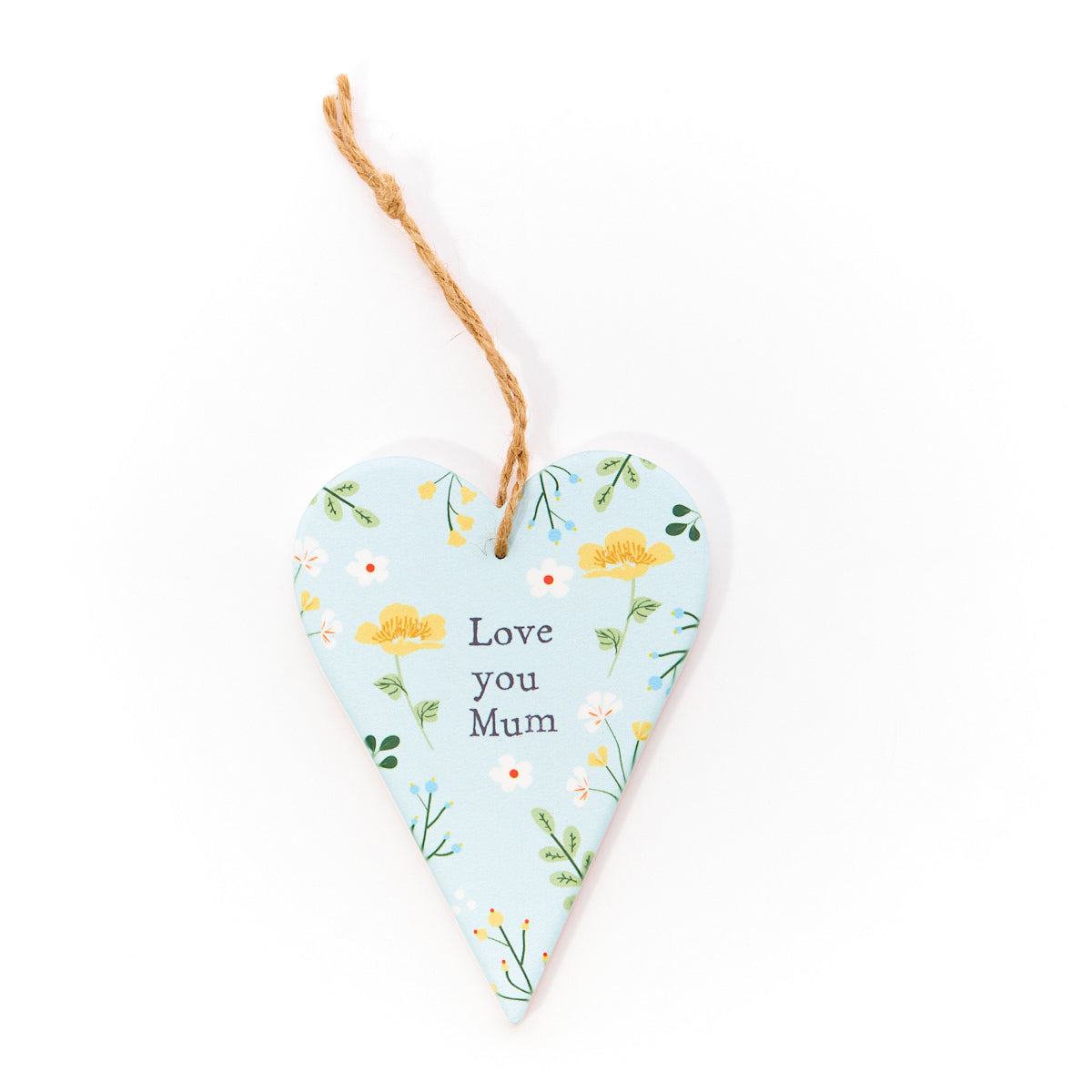 Ceramic Floral Heart Hanger