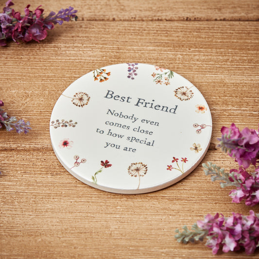 Best Friend Sentiment Coaster