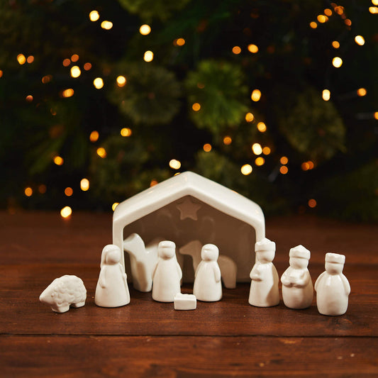 Ceramic Nativity Set