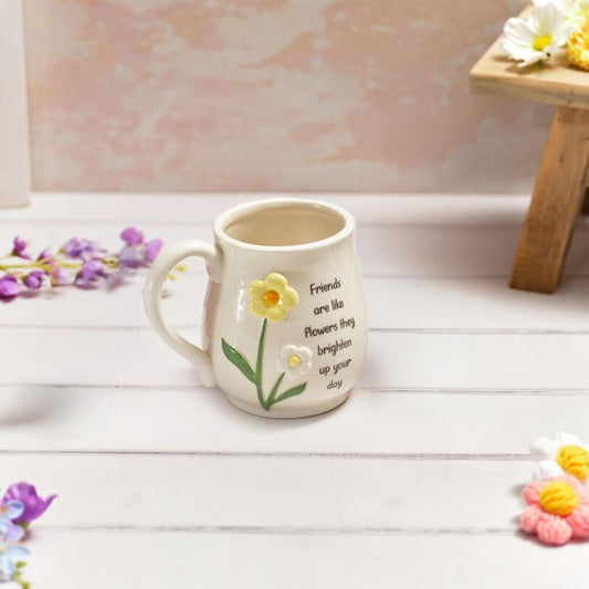 Bright & Beautiful Stoneware Friend Mug