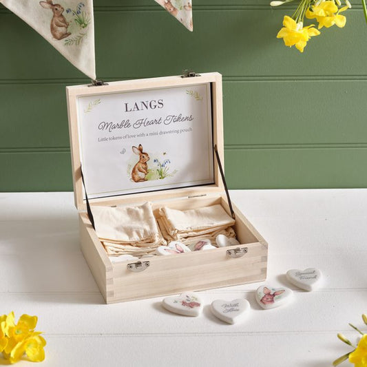 Meadow Fields Marble Heart