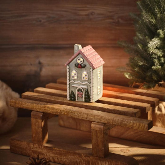 Nordic Nest Green T-Light House Small