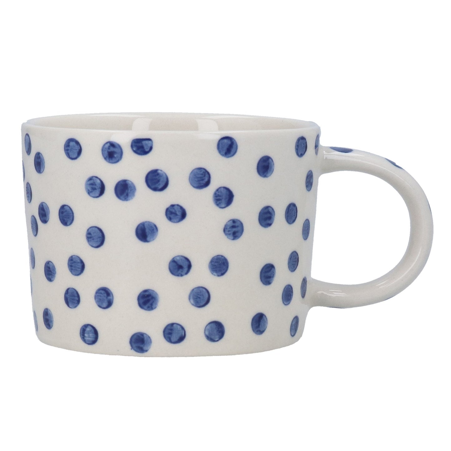 Blue Dots Stoneware Mug