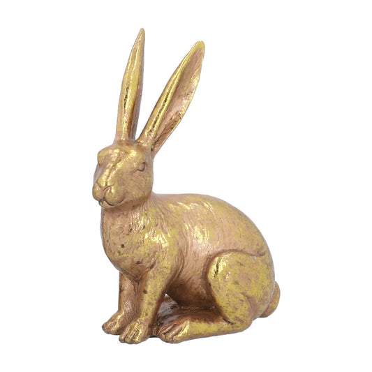 Gold Resin Hare Large