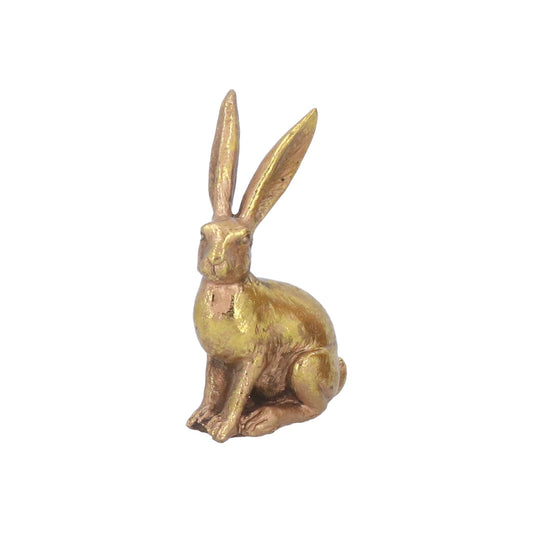 Gold Resin Hare Small