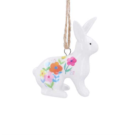 Pastel Hanging Bunny Decoration