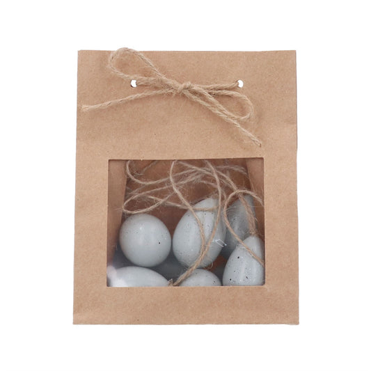 Pale Blue Speckle Egg Decorations