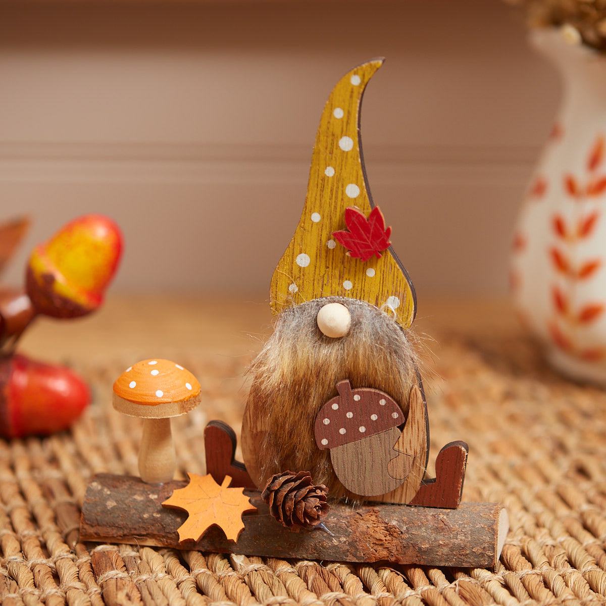 Autumn Gonk Scene with Toadstool