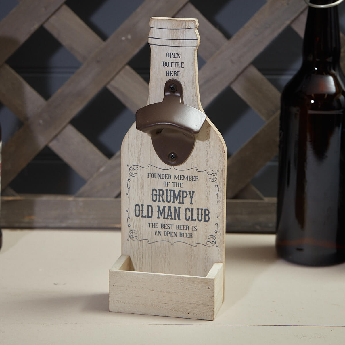 Grumpy Old Man Bottle Opener