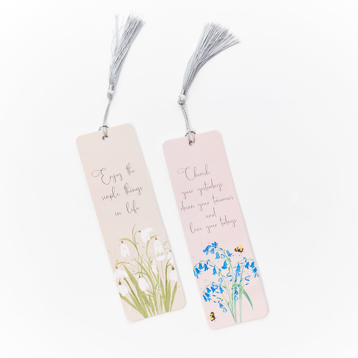 Spring Floral Tassel Bookmark