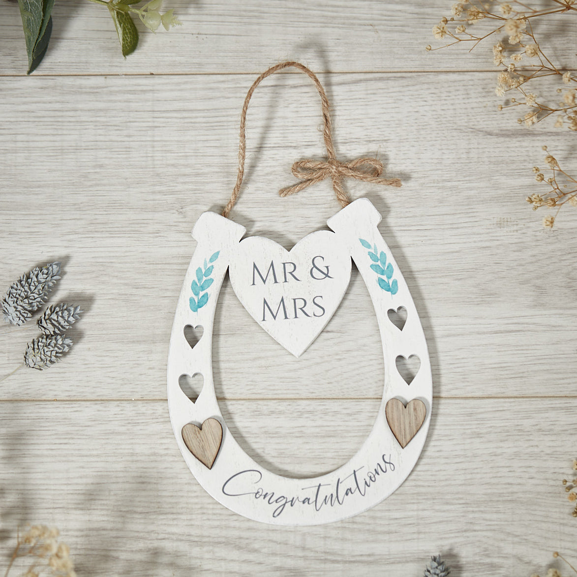 Mr & Mrs Horseshoe Hanger