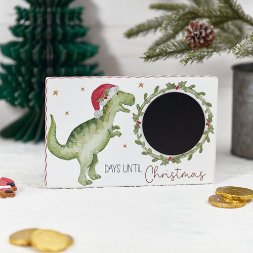 Dino Christmas Countdown Block