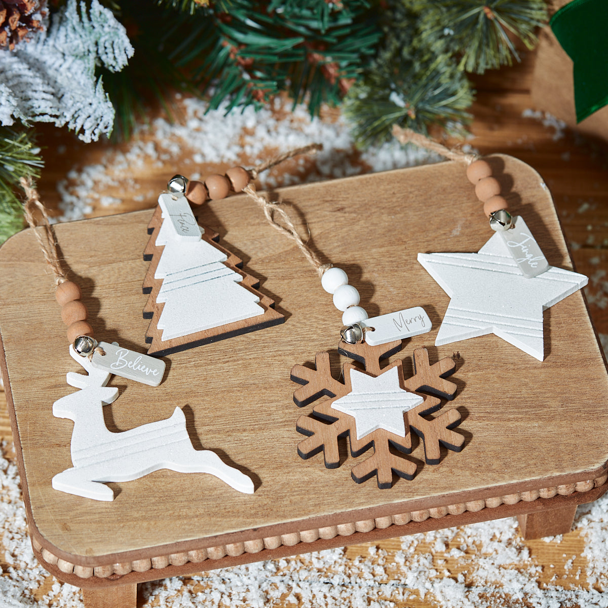 Wooden Snow Hangers