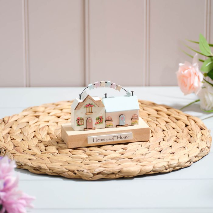 Cottage Garden Home Sweet Home House Block