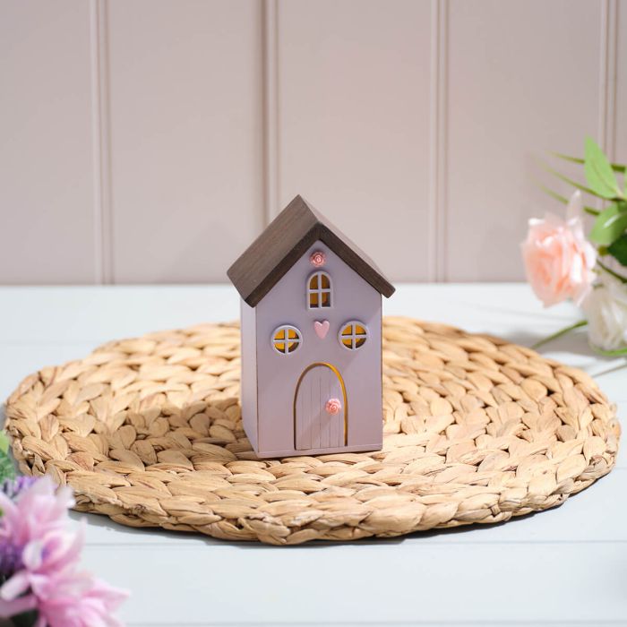 Cottage Garden Lilac LED House