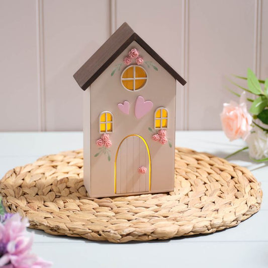 Cottage Garden Pink LED house