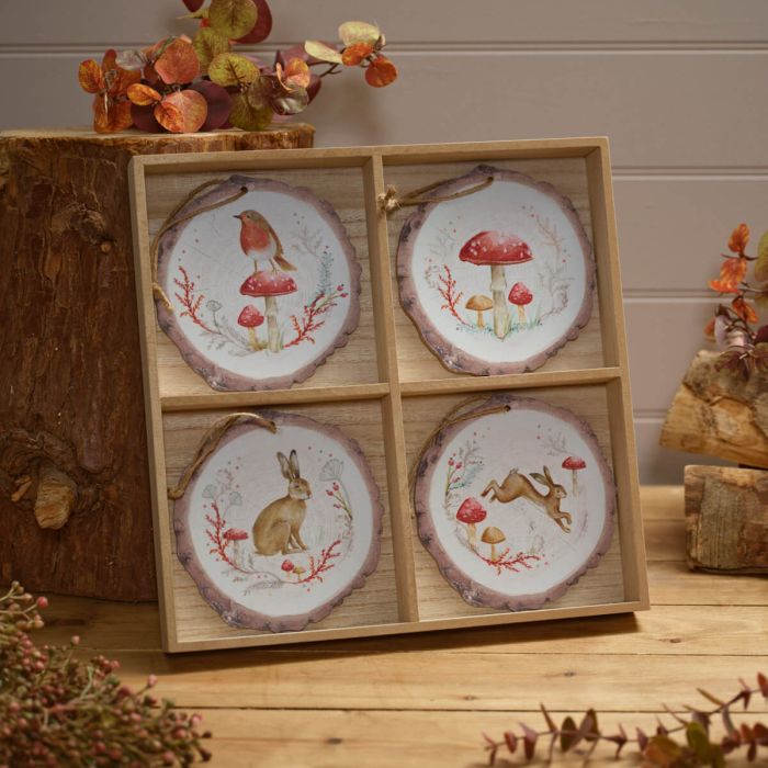 Countryside Woodland Animal Bark Hanger