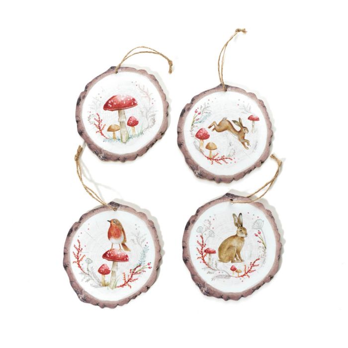 Countryside Woodland Animal Bark Hanger