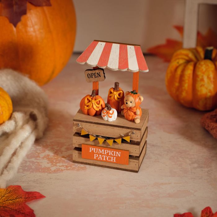 Harvest Home Wood Pumpkin Patch Stall