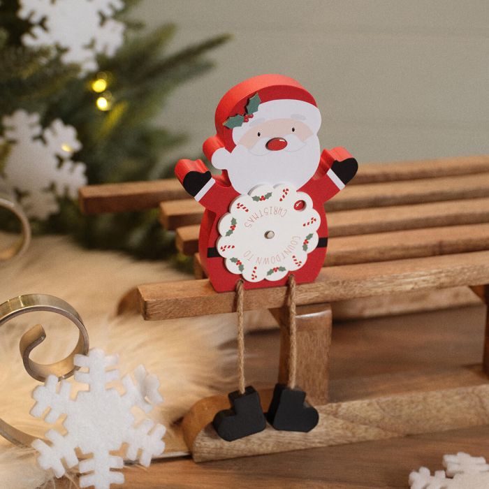 Magical Feast Santa Advent Shelf Sitter