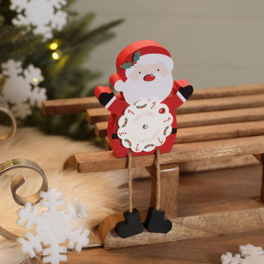 Magical Feast Santa Advent Shelf Sitter