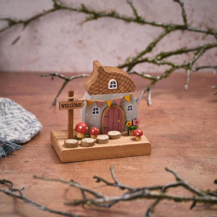 Toadstool Tales Welcome Acorn House Decoration