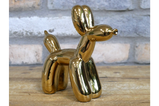 Mini Gold Balloon Dog