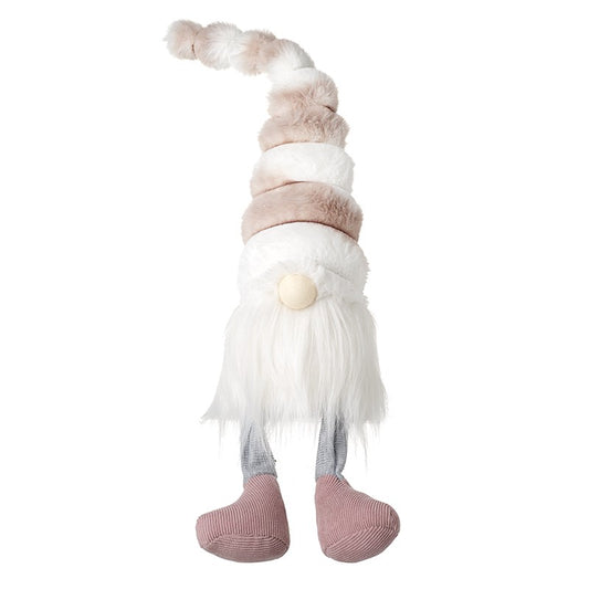 Pink & Cream Fur Hat Gonk Large