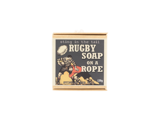 Rugby Soap On A Rope