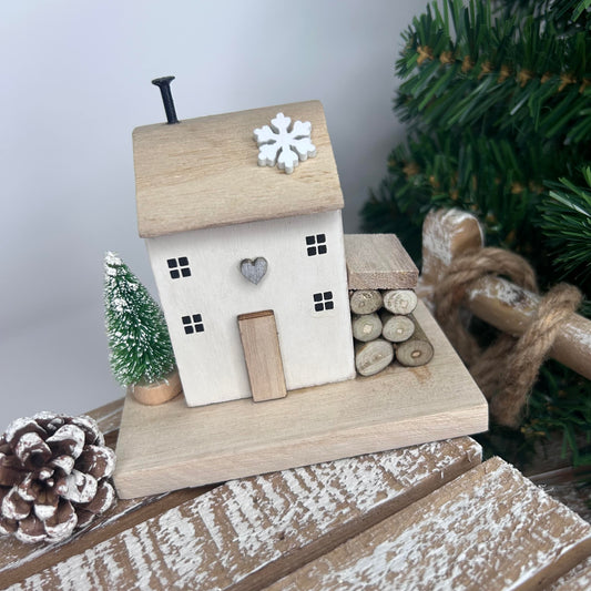 Wooden Christmas Scene