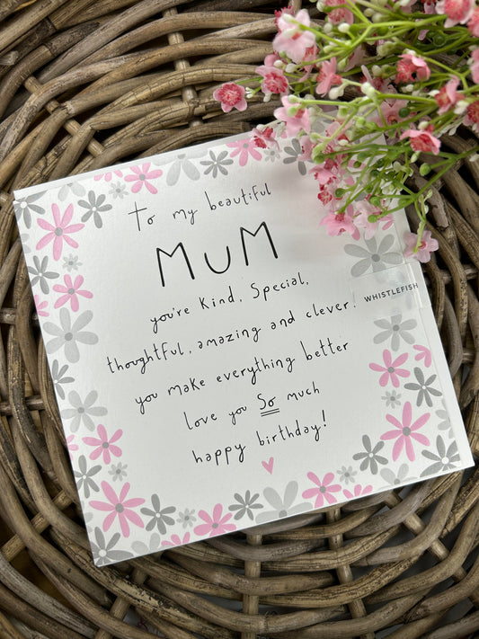 Beautiful Kind Mum Card