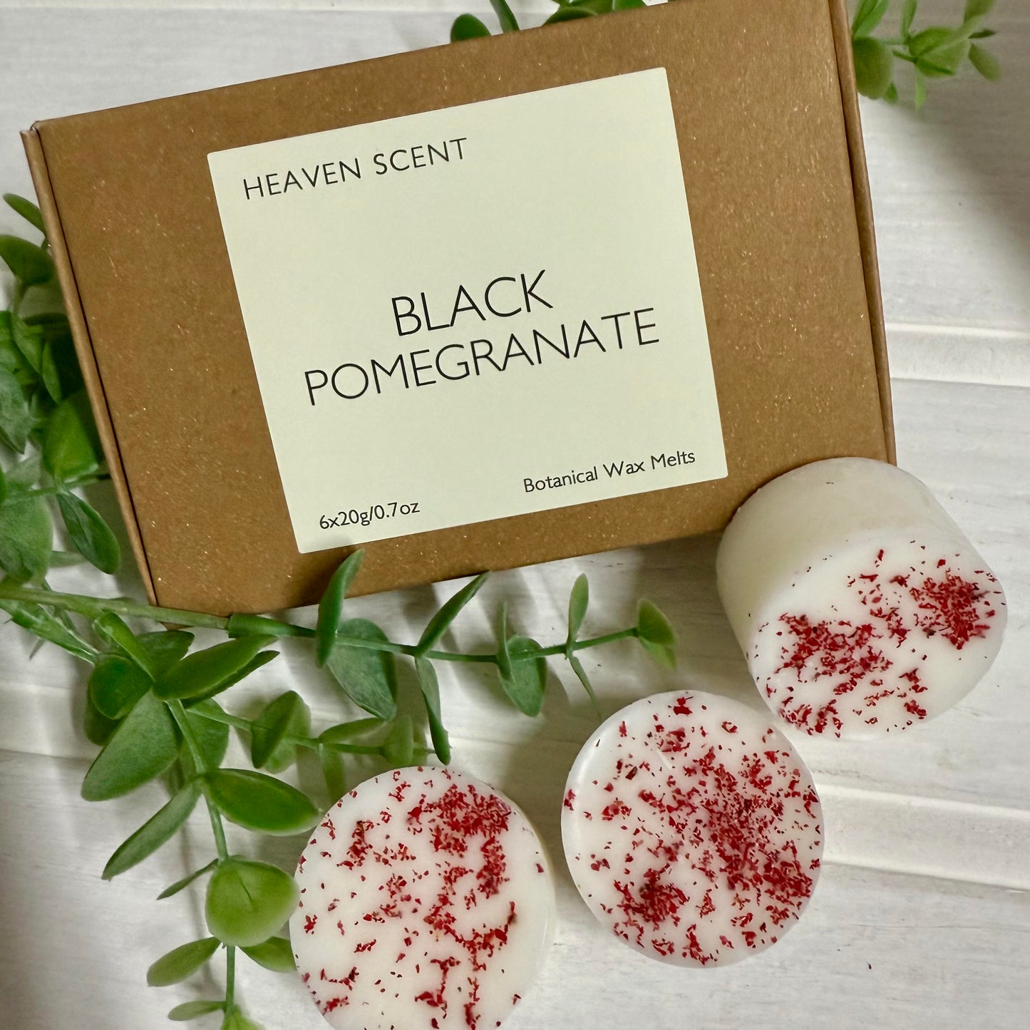 Black Pomegranate Botanical Wax Melts - Box of 6