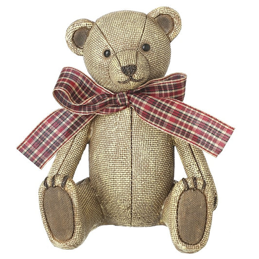 Sitting Teddy with Bow