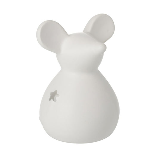 Ceramic Matt White Standing Mouse