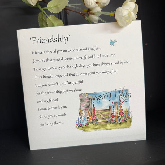 Friendship Keepsake Card