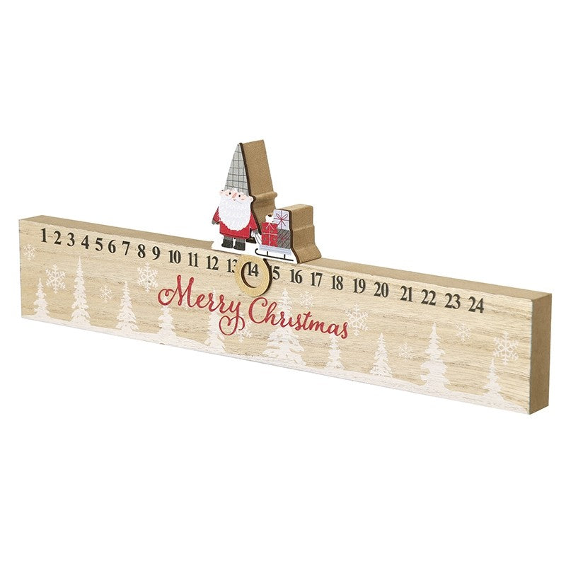 Wooden Santa Advent Rule