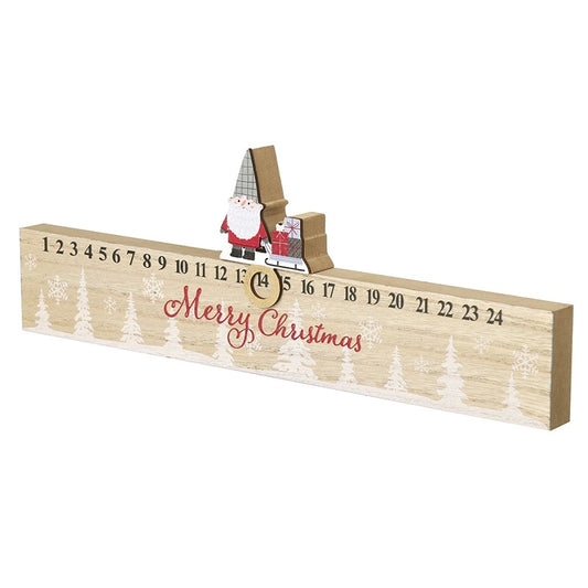 Wooden Santa Advent Rule