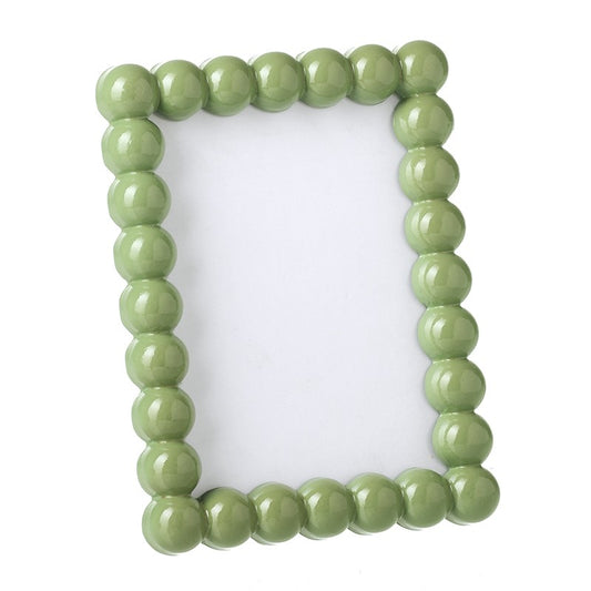 Green Bobbin Wood Photo Frame 4" x 6"