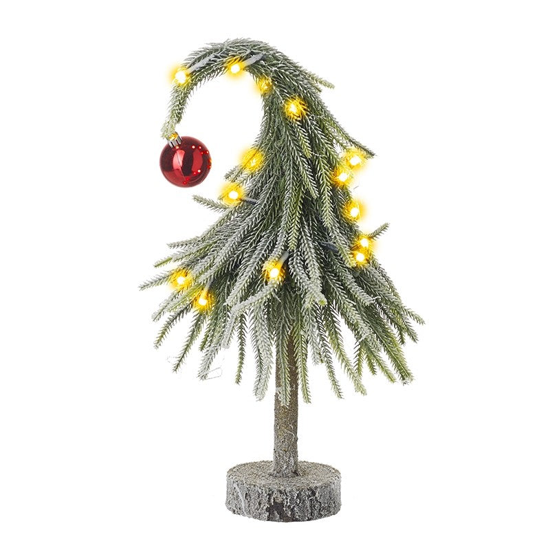 Small Light Up Bending Christmas Tree