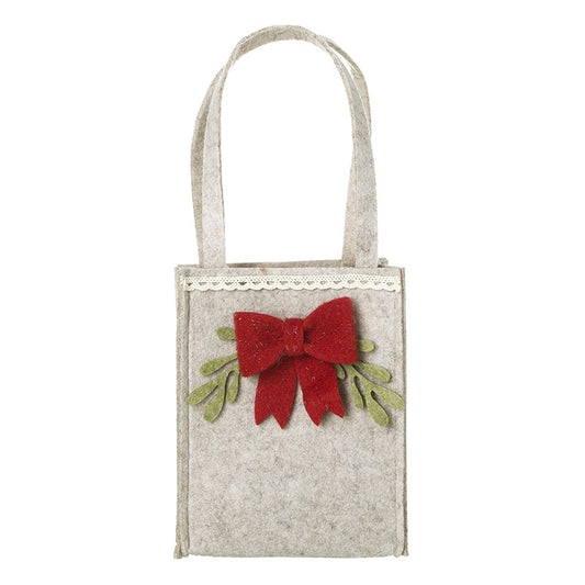 Felt Bag with Bow