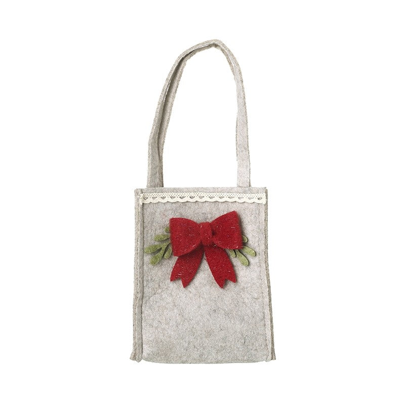 Felt Bag with Bow Small