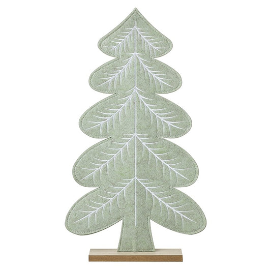 Scalloped Felt Christmas Tree Large