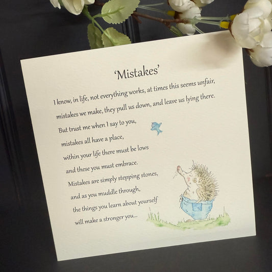 Mistakes Card
