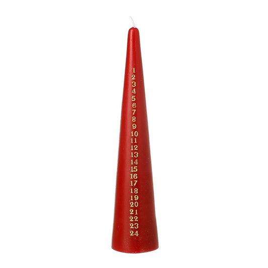 Red Advent Candle