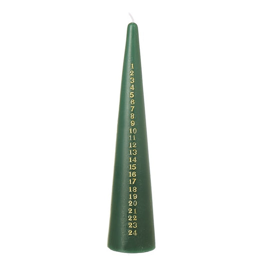 Green Advent Candle