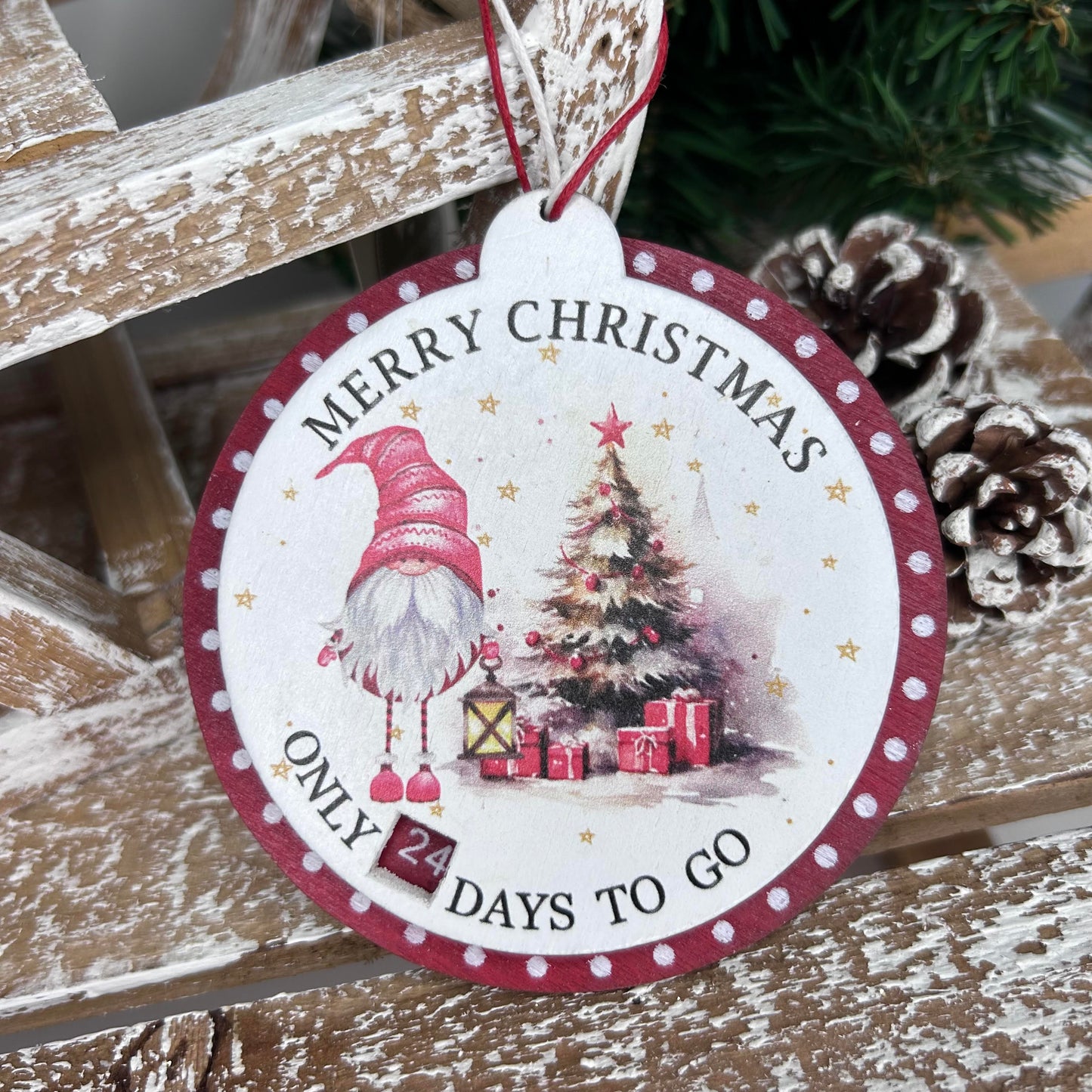 Merry Christmas Gonk Countdown Hanger