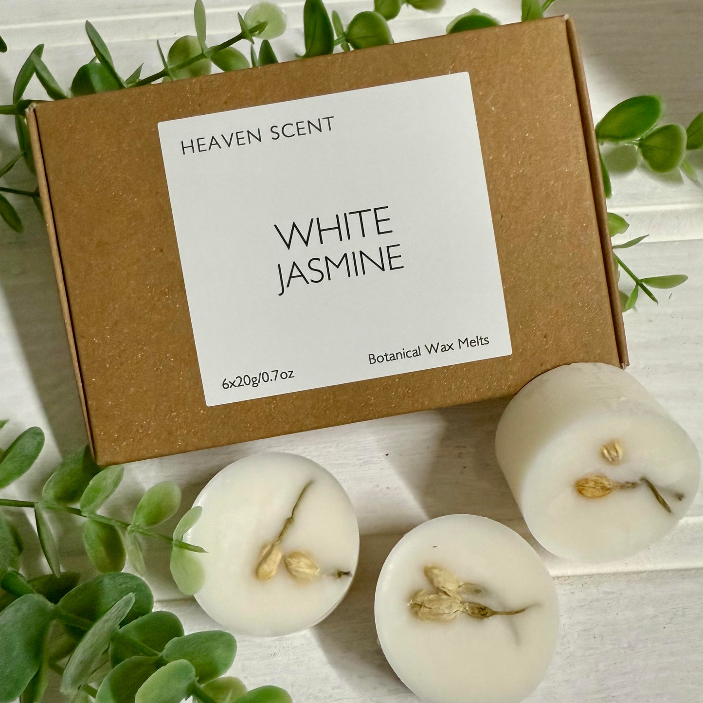 White Jasmine Botanical Wax Melts - Box of 6