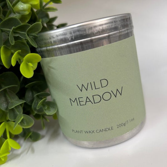 Wild Meadow Tin Candle