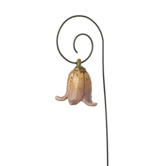 Ceramic Pink Flower Stake