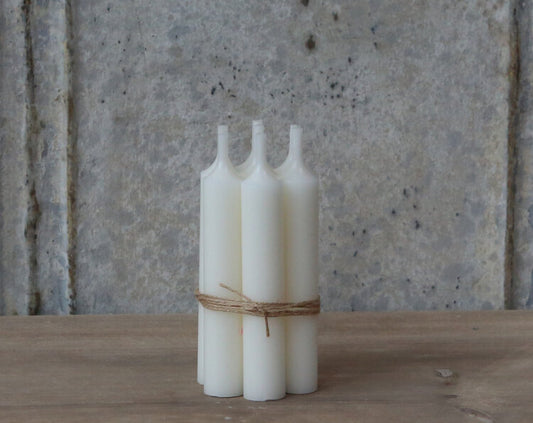 Mother of Peal Short Dinner Candles